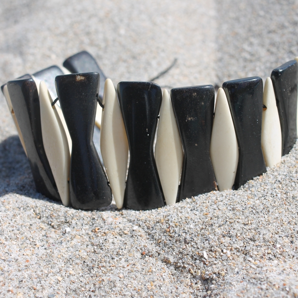 Black and White BowTie bracelets